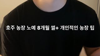 호주 농장에서 8개월 있었던 썰 + 개인적인 농장 팁