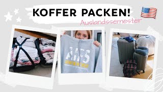 KOFFER PACKEN für mein Auslandssemester in Kalifornien 🌴