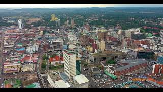 Harare CBD-the best CINEMATIC  aerial view-art of Eaglefocus images +263 735 007 845