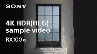 4K HDR(HLG) sample video | RX100 VII | Sony | Cyber-shot