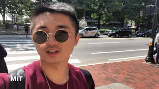 Vlog-哈佛大學 麻省理工。昆西市場！