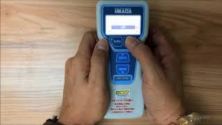 Imada (Japan) Digital Force Gauge DST Series Video: Reverse Display Function