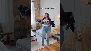 This or That? Jeans vs. Pants Plus Size Edition @FashionNova #shortsfeed #shorts #plussizestyle