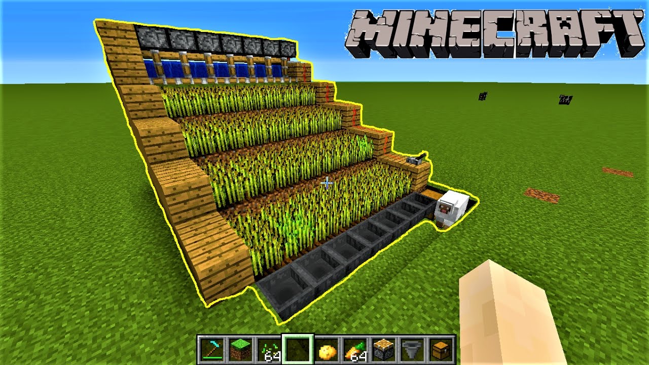 How To Build A Automatic Farm In Minecraft Builders Villa