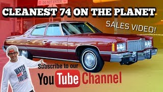 Cleanest 1974 Chevrolet Caprice ON THE PLANET PERIOD! SALES VIDEO