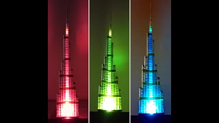 How to Make a Miniature Burj Khalifa Model | DIY BURJ KHALIFA