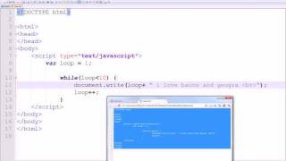 JavaScript Tutorial - 19 - While loop
