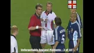 Beckham Red Card v Argentina 1998