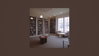pov: falling asleep in a cozy library 📖 | a playlist relax/study to🤍