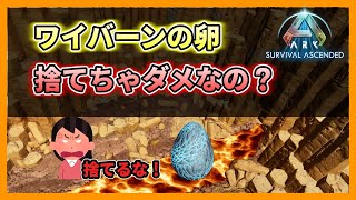 ワイバーンの卵をポイ捨てしてはいけないのか【ASA ARK: Survival Ascended】