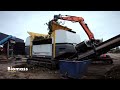 Waste shredder XR3000RC for different waste streams