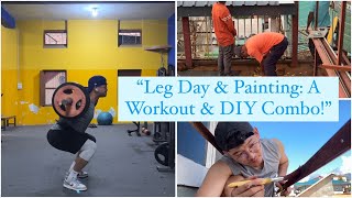 From Weights to Paint: Balancing Leg Day & Home Renovation! || Bir | Tibetan Vlogger