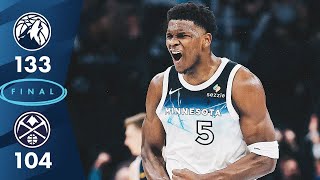 Minnesota Timberwolves Defeat Nuggets, 133-104 | 01.25.25