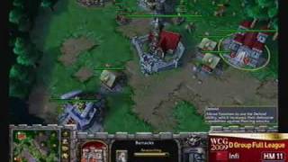 2009 WCG Grand Final Second day:  WarCraft III match: Infi vs LongWalk