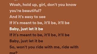 Bebe Rexha - Meant to Be (feat. Florida Georgia Line) [lyrics]