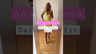 NEON DRESS \u0026 LOUBOUTIN LADY PEEP - Daily Outfit with Anja Liesa 001