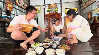 #785 Sáng hai đứa em chuẩn bị mâm cơm chay dâng lên ông bà và chia sẻ đôi lời cảm ơn tất cả