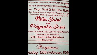 Nitin Saini Weds Priyanka