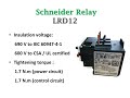 100% original made in thailand LRD12 5.5 ~ 8 A Schneider TeSys thermal overload Relay