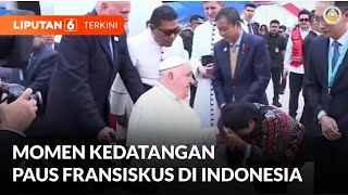 Momen Kedatangan Paus Fransiskus di Indonesia | Liputan 6