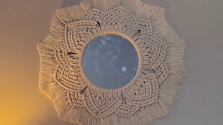 Macrame Mirror Wall Hanging