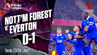 Highlights & Goles: Nottingham Forest v. Everton 0-1 | Premier League | Telemundo Deportes