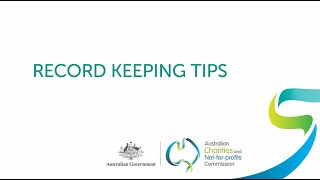 Record keeping tips