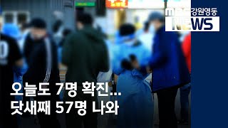 [뉴스리포트] 강릉 외국인, 오늘도 7명 확진... 닷새째 57명 210505