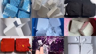 VARIETY OF TOPPING ON PJ GYMCHALK EDIT | SQUEAKY CRISPY SOFT SATISFYING 🩶