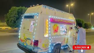 Ice Cream Shop in Saudi Arabia || Pakistani ice cream shop in Yanbu At Sea Site