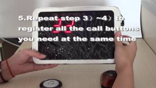 Singcall Wireless Waiter Service Paging Call System