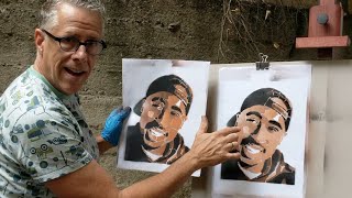 Let's Stencil...Tupac