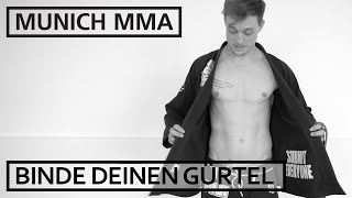 Binde deinen BJJ Gürtel schnell und einfach