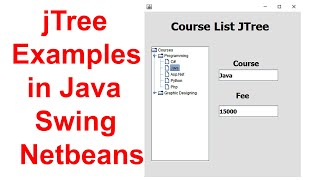 java swing jtree examples in Netbeans | java projects
