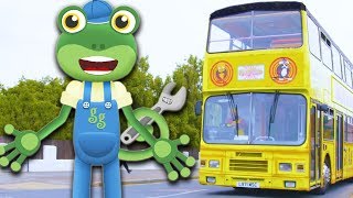 Gecko's Real Vehicles - Trucks, Buses, Excavators, Diggers | Trucks For Kids | Kids Videos