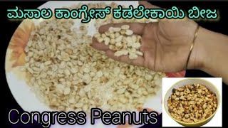 Congress Kadlekai Beja Recipe|ಬೇಕರಿ ಶೈಲಿನಲ್ಲಿ ಅತಿ ಹೆಚ್ಚು ರುಚಿಯಾದ ಕಾಂಗ್ರೆಸ್ ಕಡ್ಲೆಕಾಯಿಬೀಜ||