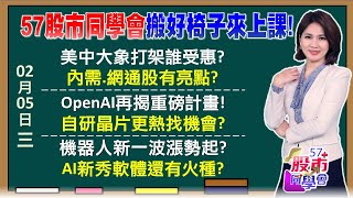 金蛇行情遲到不是不到？三大法人全都回來了 谷歌AI火力比預期多5成！鴻海、廣達等到救命訊號？訊達又漲停！邁達特爆量 業績決定資服股續航力？《57股市同學會》陳明君 吳岳展 鄭偉群 鄧尚維