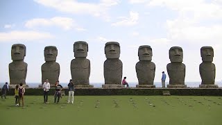 宮崎：サンメッセ日南　モアイ像