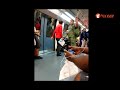 Huge argument on MRT train after commuter allegedly knocks into auntie with motorised wheelchair