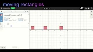 moving rectangles #desmos