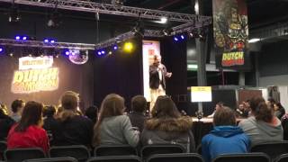 Dirk Benedict Questions and answers at Dutch Comic con 2017