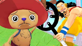 Chopper Pertubando o Usopp no One Piece VR