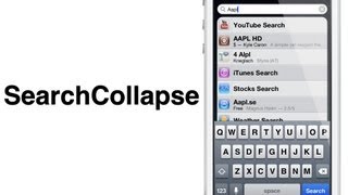 Cydia tweak: SearchCollapse