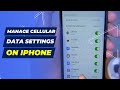 How to Manage Cellular Data Settings on iPhone