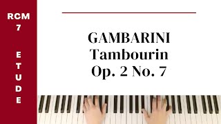 Gambarini: Tambourin, Op. 2 No. 7 (RCM Level 7 Etude)