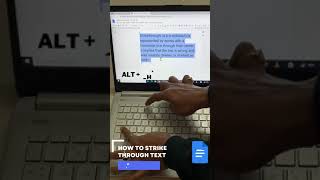 How To Strike Through Text In Google Docs