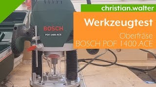 Tool test router Bosch POF 1400 ACE