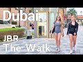 Dubai [4K] Amazing The Walk, JBR (Jumeirah Beach Residence) Walking Tour 🇦🇪