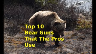 Top 10 Bear Guns, What the Professionals Use