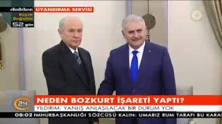 Neden bozkurt işareti yaptı?